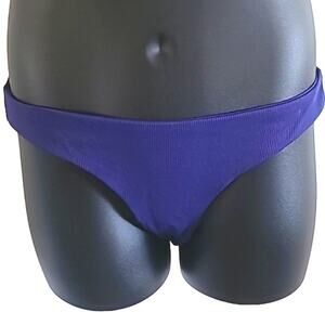Becca by Rebecca Women’s Fine Line Hipster Swim Bottom – Size Large, Blue NWT
